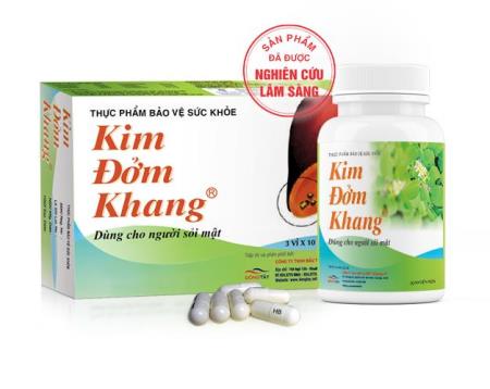 Kim Đởm Khang - Bí quyết giúp người trưởng thôn tan sỏi mật 43x22mm không mổ