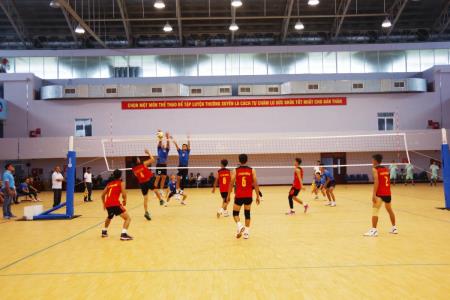 Khai mạc Hội thao bóng chuyền phong trào trong BĐBP bảng B, khu vực III