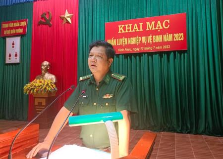 Khai mạc Huấn luyện nghiệp vụ vệ binh năm 2023