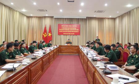 Trung tướng Lê Đức Thái làm việc tại Bộ Chỉ huy BĐBP tỉnh Đắk Lắk