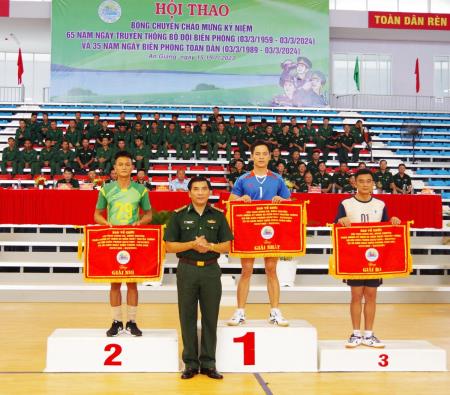 BĐBP An Giang đoạt giải Nhất Hội thao bóng chuyền Bảng B, khu vực III BĐBP
