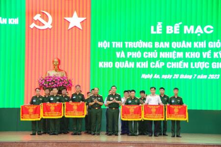 Đội tuyển Bộ Tư lệnh BĐBP đoạt giải Nhất Hội thi Trưởng ban Quân khí giỏi toàn quân và Phó Chủ nhiệm kho về kỹ thuật kho quân khí cấp chiến lược giỏi năm 2023