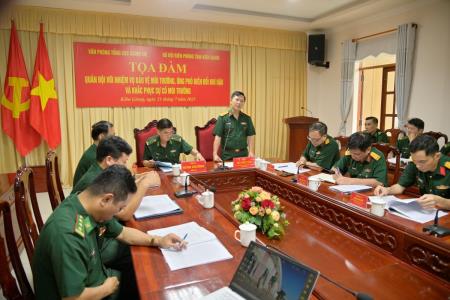 Phát huy tối đa vai trò của Quân đội trong bảo vệ môi trường sinh thái
