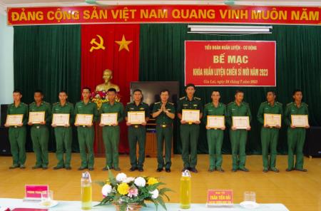 BĐBP Gia Lai tổ chức bế mạc khóa huấn luyện chiến sĩ mới năm 2023