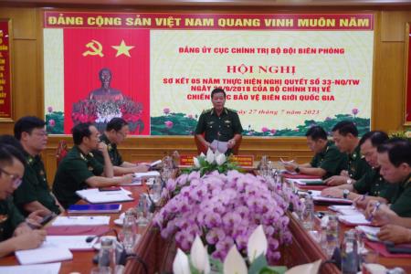 Đảng ủy Cục Chính trị BĐBP sơ kết 5 năm thực hiện Nghị quyết số 33-NQ/TW