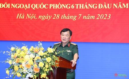 Bộ Quốc phòng sơ kết công tác hội nhập quốc tế và đối ngoại quốc phòng 6 tháng đầu năm 2023