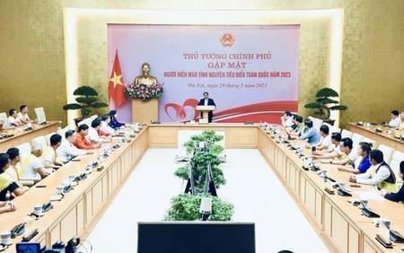 Thủ tướng kêu gọi tiếp tục hành trình hiến máu cứu người