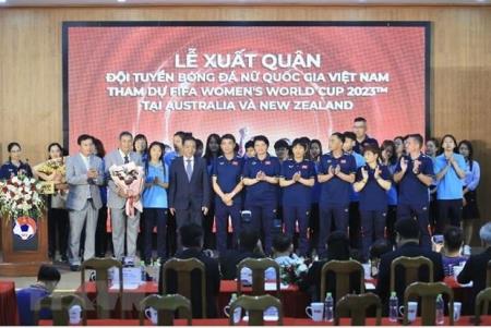 Đội tuyển Bóng đá Nữ xuất quân tham dự Vòng Chung kết World Cup