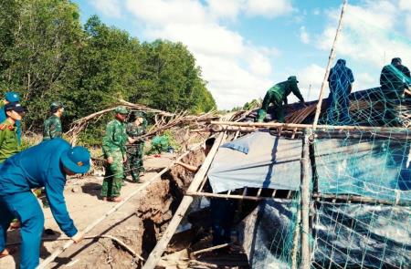 Cà Mau: Liên tiếp xảy ra sạt lở đất trên địa bàn huyện Ngọc Hiển