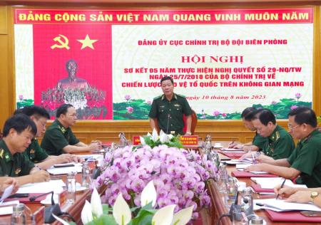 Đảng ủy Cục Chính trị BĐBP sơ kết 5 năm thực hiện Nghị quyết số 29-NQ/TW