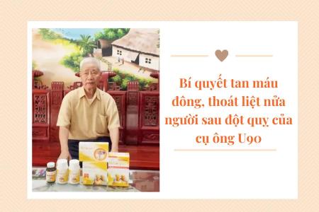 Bí quyết tan máu đông, thoát liệt nửa người sau đột quỵ của cụ ông U90