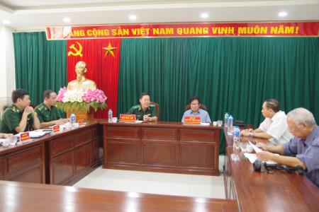 Trung ương Hội Hữu nghị Việt Nam - Lào làm việc với Cục Chính trị BĐBP