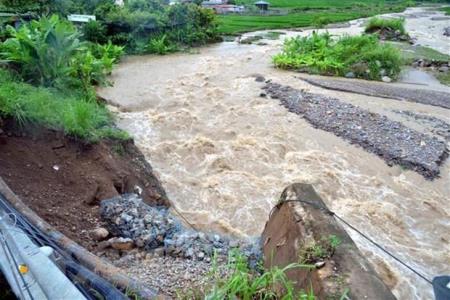 Mưa lớn tiếp diễn tại một số địa phương khu vực phía Bắc