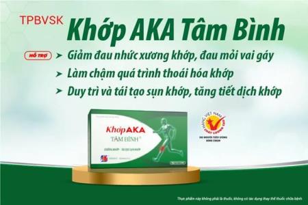 Khớp AKA Tâm Bình: Giải pháp toàn diện cho người viêm khớp, thoái hóa khớp