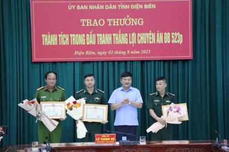 Điện Biên: Trao thưởng thành tích xuất sắc trong đấu tranh, phòng chống tội phạm ma túy