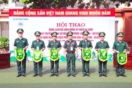 Khai mạc Hội thao bóng chuyền bảng B, khối các đơn vị trực thuộc Bộ Tư lệnh BĐBP khu vực phía Bắc