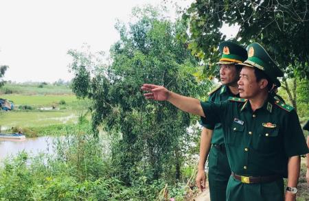 Trung tướng Lê Đức Thái thăm, kiểm tra công tác quản lý, bảo vệ biên giới tại An Giang