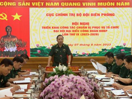 Triển khai công tác chuẩn bị phục vụ tổ chức Đại hội Đại biểu Công đoàn BĐBP lần thứ IX