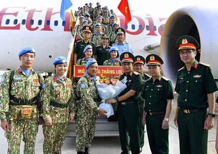 Đội Công binh số 2 lên đường thực hiện nhiệm vụ gìn giữ hòa bình Liên hợp quốc