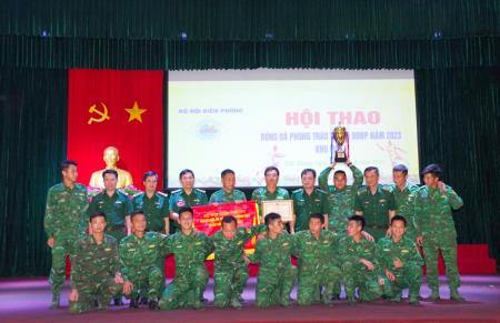 Bế mạc Hội thao bóng đá phong trào trong BĐBP năm 2023, khu vực I