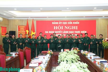 Đảng ủy Cục Cửa khẩu BĐBP ra Nghị quyết lãnh đạo thực hiện nhiệm vụ năm 2026