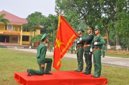 Các đơn vị BĐBP tổ chức Lễ Tuyên thệ chiến sĩ mới năm 2023