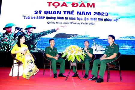 BĐBP Quảng Bình: Tọa đàm sĩ quan trẻ và tuyên dương “Gương mặt trẻ tiêu biểu”