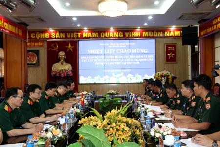 Đẩy mạnh hợp tác giữa Ngành Tuyên huấn Quân đội hai nước Việt Nam-Lào