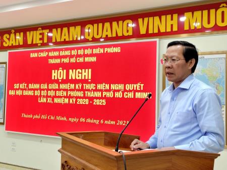 Đảng ủy BĐBP thành phố Hồ Chí Minh sơ kết giữa nhiệm kỳ thực hiện Nghị quyết Đại hội Đảng các cấp nhiệm kỳ 2020-2025