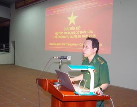 Tuyên truyền, phổ biến, giáo dục pháp luật tại Trung tâm Huấn luyện BĐBP