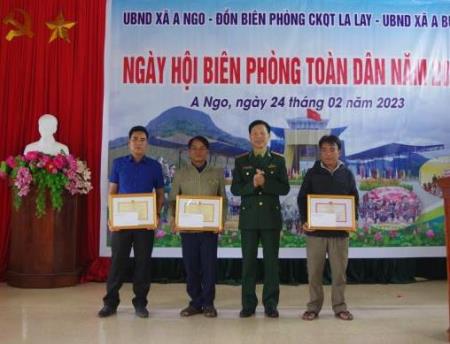 Quảng Trị: Tổ chức điểm “Ngày hội Biên phòng toàn dân” năm 2023