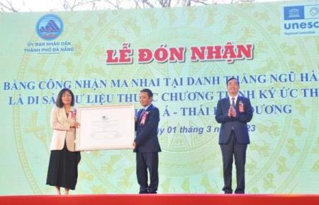 Đón nhận Bằng công nhận Ma Nhai là Di sản tư liệu của khu vực châu Á - Thái Bình Dương