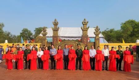 Khánh thành Nhà Bia tưởng niệm liệt sĩ hy sinh trong cuộc chiến đấu bảo vệ vùng giải phóng khu vực Mỹ Thủy