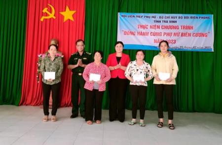 Triển khai thực hiện Chương trình “Đồng hành cùng phụ nữ biên cương” tại xã biên giới Bình Thạnh
