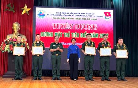 Tuyên dương Gương mặt trẻ tiêu biểu BĐBP Đà Nẵng