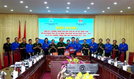 Nghệ An: BĐBP và Tỉnh đoàn ký kết chương trình phối hợp giai đoạn 2023-2027