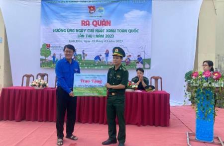 Tuổi trẻ BĐBP An Giang hưởng ứng Chương trình “Trồng 1 tỷ cây xanh-Vì một Việt Nam xanh”