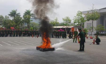 BĐBP Tiền Giang: Tập huấn nghiệp vụ phòng cháy chữa cháy và cứu nạn cứu hộ