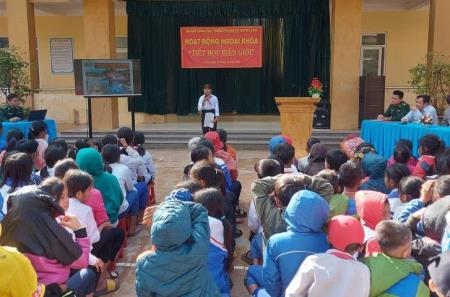 Con nuôi đồn Biên phòng "lên lớp" Tiết học Biên giới
