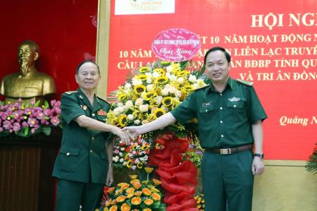 Ban Liên lạc truyền thống BĐBP Quảng Ninh tổng kết 10 năm hoạt động nghĩa tình đồng đội