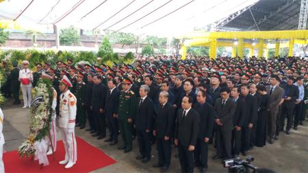Lễ viếng, truy điệu các cán bộ hy sinh khi làm nhiệm vụ khắc phục hậu quả lũ lụt tại tỉnh Thừa Thiên-Huế