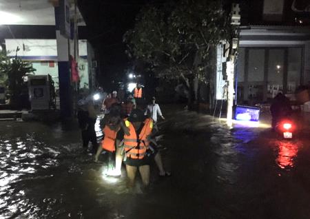Người lính Biên phòng nơi "tâm bão" đi qua