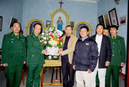 BĐBP các tỉnh, thành phố chúc mừng các giáo xứ nhân Lễ Giáng sinh năm 2020