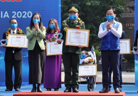 Cán bộ BĐBP Quảng Trị được trao Giải thưởng Tình nguyện Quốc gia năm 2020