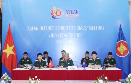 Hội nghị trực tuyến Quan chức Quốc phòng cấp cao ASEAN