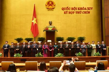 Quốc hội phê chuẩn danh sách Phó Chủ tịch và Ủy viên Hội đồng Bầu cử quốc gia