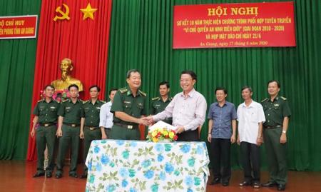 Tổng kết 10 năm chương trình “Vì chủ quyền an ninh biên giới” tại An Giang