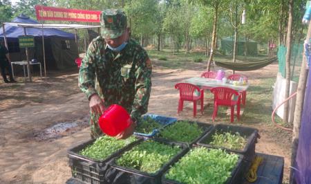“Thực túc” trên chốt phòng, chống dịch Covid-19