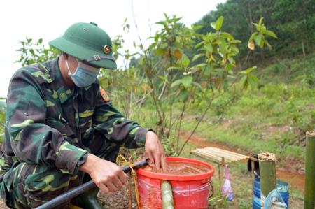 Sáng kiến tạo nguồn nước sạch phục vụ chốt chống dịch Covid-19