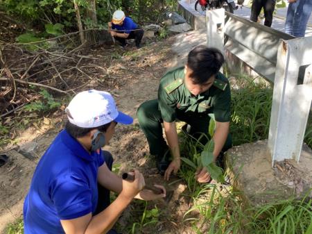 Đồn Biên phòng Vĩnh Ngươn ra quân “Hành động vì thiên nhiên”